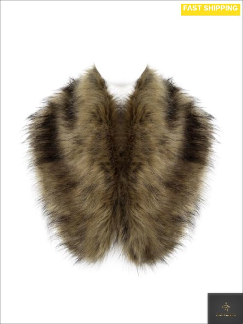 Faux Fur Furry Shawl Fluffy Winter Warmer Sleeveless Halloween Costume Accessory